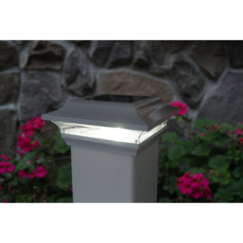 Classy Caps Imperial Low Voltage Solar Powered Integrated LED Aluminium